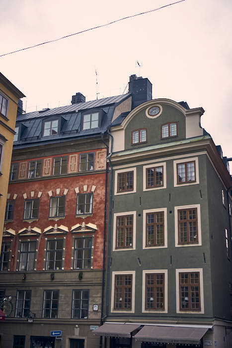 Fassade Stortorget Stockholm