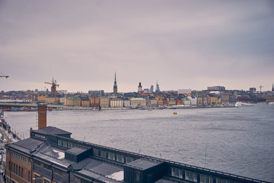 Aussicht Fjällgatan Stockholm